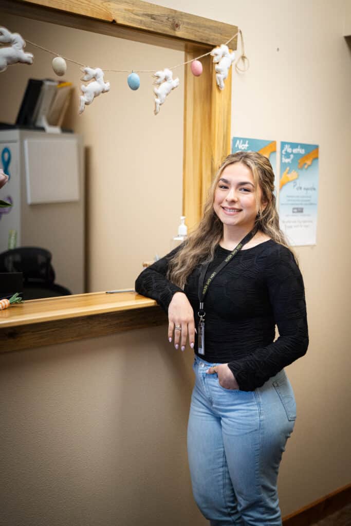 Nydia, a On-The-Job trainee at New Hope